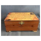 Indian Tribes America Cedar Box