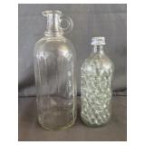 Vintage Pepsi Bottle W/ Perry Marbles & Handle