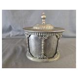 Tea Caddy w/ Ornate Metal Framework