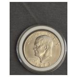 1973 Eisenhower Dollar Coin, 40% Silver,