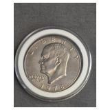 1978 Eisenhower Dollar Coin, 40% Silver,