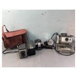 Vintage Camera Lot Polaroid, Brownie Hawkeye, &