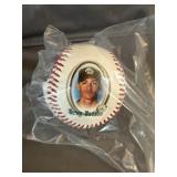 Gregg Watson Hand Print & Autographed Baseball