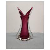 Vintage marano fish tail vase