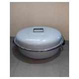 16 x12 inch Blue Enamel wear Roasting Pan