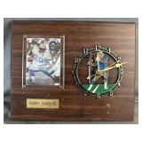 Detroit Lions Barry Sanders Wall Plaque Clock w/
