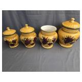 Casa Vero Grape Tuscany Canisters