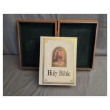 Holy Bible in Wood Keepsake Box, King James