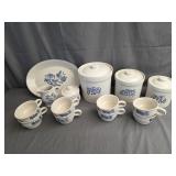 Pfaltzgraff Yorktowne Canisters, Platter,  Cups,