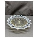 White Opalescent Dish