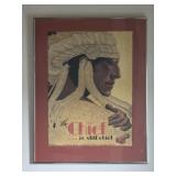 The Chief Is Still Chief Santa Fe Framed Poster