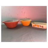 Anchor Hocking Fire King (2) Mixing Bowls (1)