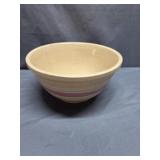 Yellow ware Oven ware 10" Bowl