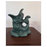 Ceramic Green Gurgling Fish Planter