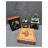 Decorative  Ceramic/Pottery Canisters & Wood