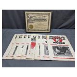 1920 Boulevard Dairy Stock Certificate,