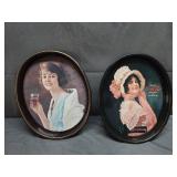 Coca-Cola Oval Advertising Trays