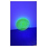 1970 Billy gram crusades for christ Uranium glass