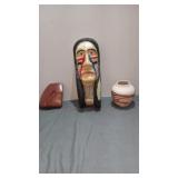 Chaulk wear indian head wall hanger nemadji