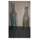 Turn of the century beer blue green embossed beer