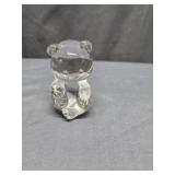 Fenton Glass Bear Paperweight