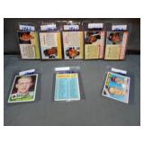 Five 1962 post baseball cards 2 1966 and 1 1965