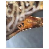 Ornate Ring, 925 Silver, sz 10, 13.28 g