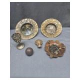 Brass Ashtrays,  1940s-50s Centavos Ashtray,