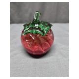 Joe Rice 1990 Tomato Green Stem Paperweight