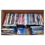 12 bluray disks and 37 dvds
