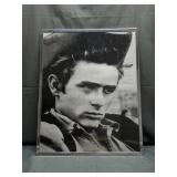 20 x 16 framed black and white of James Dean