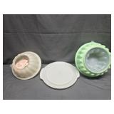 Tupperware Jello Mold, Jel-N-Serve Plate & Mold,
