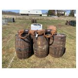 Yoke, wine barrels