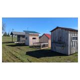 Hunting blinds and chicken coops