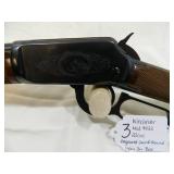 Lot#3 Winchester 9422 22Cal lever action, engraved coon/hound NIB