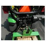 John Deere 1025 R diesel tractor w/ loader & 54" mower deck 4x4. 52" snow blower, turf tires 3 