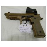Lot#108 Barretta M9A4 FDE 9mm ACP w/ Leupold sight