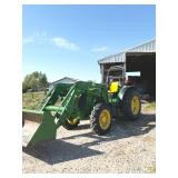 John Deere 5085 w/ H260 loader 4x4 dual hyd 3500hrs 