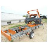 Norwood Lumber Pro HD36 V2 portable band sawmill 23HP vanguard