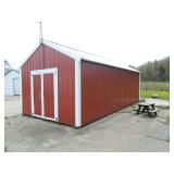 12x24 Mini barn w/ metal siding