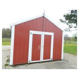 12x24 Mini barn w/ metal siding