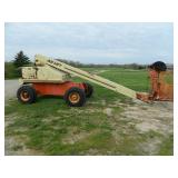 JLG H40 man lift w/8' bucket self prop. 40' reach 1k cap. gas