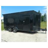 Enclosed toy hauler