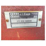 Case 475 disc harrow
