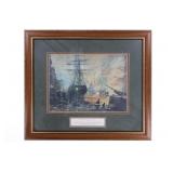 Ken Baxter Embarkation Of The Saints Framed Print