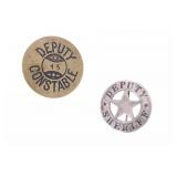 Tombstone Museum Constable & Sheriff Badges