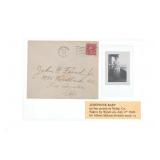 Josephine Earp Signed Envelope & Original Photo