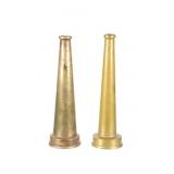 Ca. 1870-1900 Tombstone Museum Brass Fire Nozzles