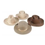 Vintage Stetson Cowboy Hats circa 1880s to 1940s
