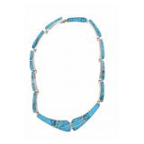 Taxco, Mexico Sterling Silver Turquoise Necklace